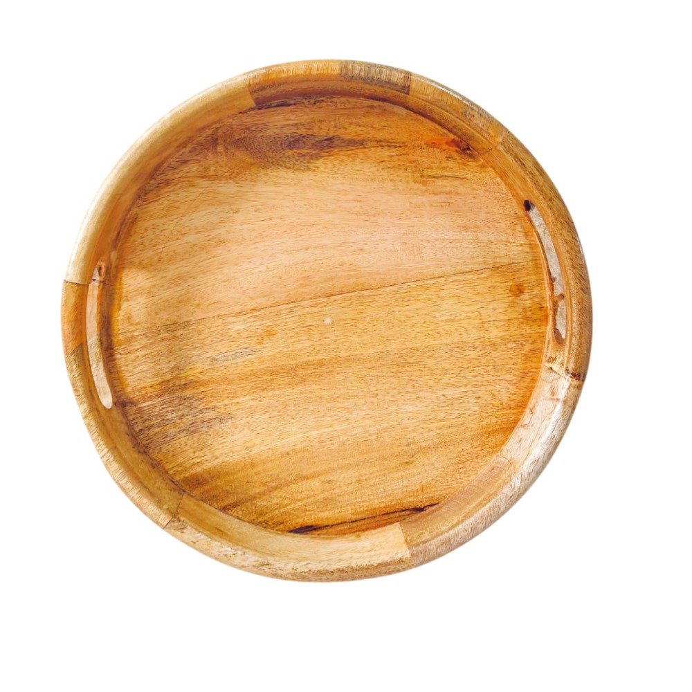 Elegant Handmade Wooden Serving Tray